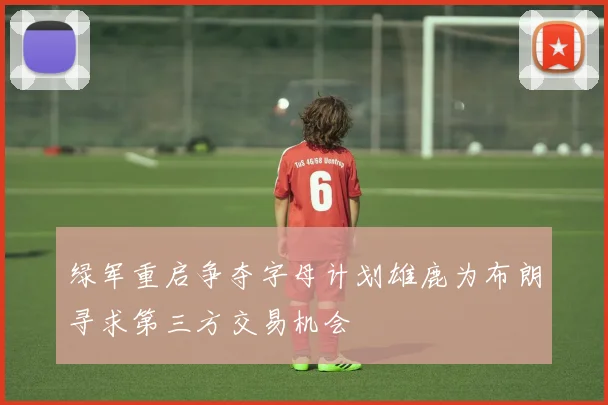 绿军重启争夺字母计划雄鹿为布朗寻求第三方交易机会